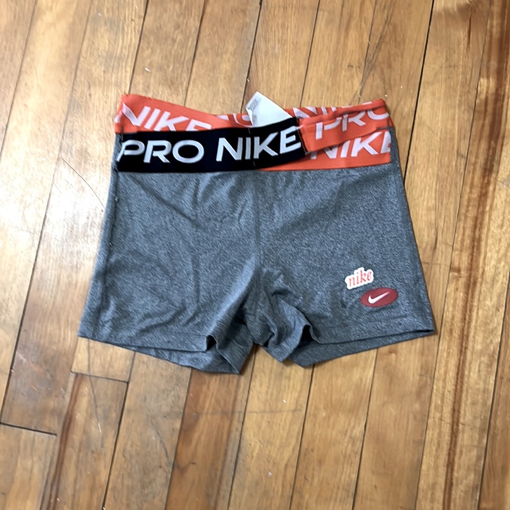 Grey compression shorts